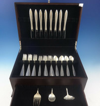 Michele by Wallace Sterling Silver Flatware Set For 8 Service 35 Pieces - £1,492.23 GBP