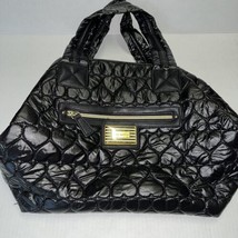 Betsey Johnson Black Quilted Large Tote Bag - $30.94