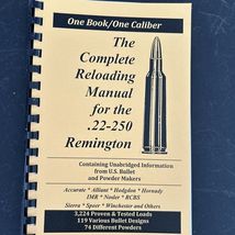 THE COMPLETE RELOADING MANUAL FOR THE .22 - 250 REMINGTON, LOAD BOOKS USA - $150.22 MXN