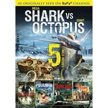 SyFy CHANNEL: Mega Shark vs Giant Octopus-Piranha-Miami Magma-Momentum-NEW DVD - £20.49 GBP