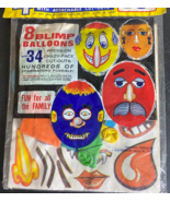 Crazy Face Halloween Balloon Sets Tiki Funny Joke by GAY GEM 1970s Vinta... - £19.45 GBP