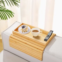 This Couch Tray Table Is Made Of Bamboo And Comes In Various Styles,, And Cups. - £32.06 GBP
