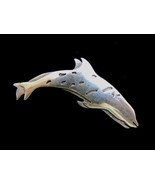 Womens Vintage Estate .925 Sterling Silver Dolphin Brooch 13.4g E1531 - €47,42 EUR