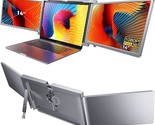 14 Inch Laptop Screen Extender 1080P Full Hd, Triple Portable Monitor Fo... - $870.99