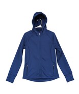 Spyder Women&#39;s M Full Zip Blue Athletic Hoodie Jacket, Thumb Holes, Trai... - $34.19 CAD