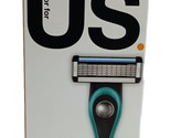 BIC Us. Unisex Razor 1 Handle + 2 Cartridges - Teal color - £10.26 GBP