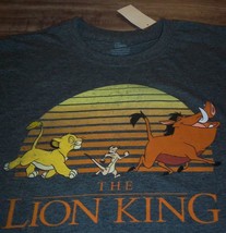 Vintage Style Walt Disney The Lion King T-Shirt Large New w/ Tag Simba Pumbaa - £15.66 GBP