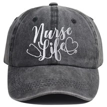 Nurse Gifts For Women Men, Embroidered Funny Nurse Life Hat, Nurses Accessories  - £28.46 GBP