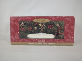 1995 Peanuts Hallmark Keepsake Ornament SNOW SCENE Tabletop Display Woodstock - £7.80 GBP