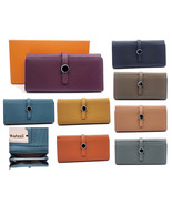 Hailey Vegan Pebble Leather Women&#39;s Bi-Fold Long Wallet - €38,76 EUR