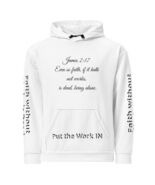 Unisex Christian Cotton Hoodie – Faith Without Works Is Dead | Roaring F... - $88.00+