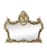 Desiderius 70&quot;x56&quot; Mirror, Antique Gold &amp; Hand Painted Brown Finish - $18,683.64 MXN