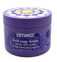 Amika Bust Your Brass Intense Repair Mask 8 oz - £35.58 GBP