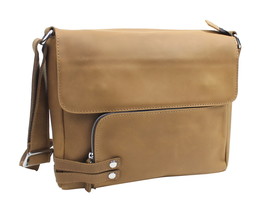 Vagarant Traveler 13 in. Leather Messenger Shoulder Bag  L19.Brown - £109.48 GBP
