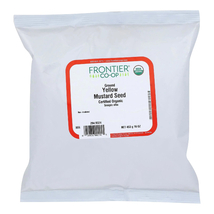 Frontier Co Op, Organic Ground Yellow Mustard Seed, 1lb, Bulk bag, Koshe... - $25.99