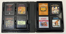 Atari 2600 7800 Case Holder Storage Folder for Book Shelf with 8 Vintage Games - £20.40 GBP