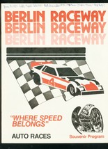 BERLIN RACEWAY PROGRAM 1981-ED HOWE-SENNECKER-MIDGETS   FN - £43.52 GBP