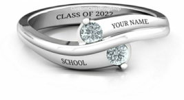 Class of 2020, 2021, 2022 Ring-Custom Class Ring for woman | Graduation Ring - £127.89 GBP