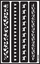 Armour Etch Over N Over Stencil Christmas Borders - $21.79