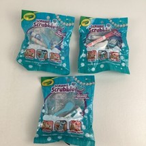 Crayola Scribble Scrubbie Ocean Pets Dolphin Whale Shark Washable Pet Fi... - $24.70