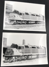 2 - Nortran Railroad Milwaukee Road MILW #54 F40C Electromotive Train B&amp;W Photos - £11.18 GBP