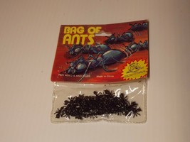 Bag Of Ants Franco American Novelty 1987 Vintage Toy Gag Funny Rare Insects - £18.07 GBP