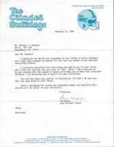Tom Moore Signed 1986 Typed Letter Citadel Packers Vanderbilt - £31.00 GBP