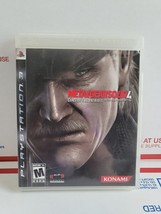 Metal Gear Solid 4 Guns Of The Patriots PlayStation 3 PS3 2008 CIB W/ Manual - £11.45 GBP
