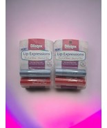 *2* Blistex Lip Expressions Lip Balm 2 Pk Touch Of Shine Touch Of Tint  - $11.87