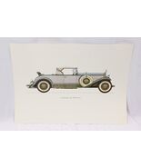 1931 Cadillac V16 Art Poster Print type 16&quot; x 12&quot; - $395.31 MXN
