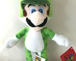 Super Mario Cat Luigi Plush Toy 12 inches. Large . New. Soft - $17.24
