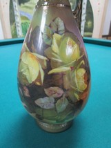 Antique Royal Vienna Wettina Robert Henke Original Ewer Vase Yellow Roses c1890s - £197.80 GBP