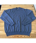 John W Nordstrom Men’s 100% Fine Merino Wool Sweater size 2XL Blue DA - £20.94 GBP