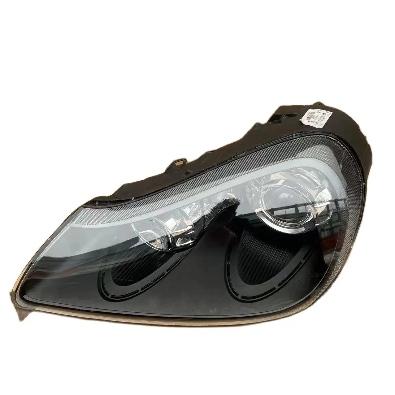 On front headlights for porsche cayenne car lights styling head lamp original 2007 2010 thumb200