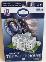 Daron 3D Puzzle The White House 64 Pieces 11&quot; x 8&quot; x 8&quot; NEW - £5.30 GBP