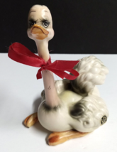 Josef Originals Ceramic Ostrich Bird Vintage Figurine 5.25"h Japan c1960s - $49.99