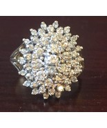50 Diamond Cluster appr. 1.50 TCW 14K Y/G  - £1,509.99 GBP