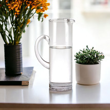 10&quot; Clear Mouth Blown Lead Free Crystal Glass Pitcher - $3,887.53 MXN