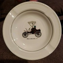 French Saxon China Ashtray Vintage Car &quot;Winton Automobile, 1898&quot; - 22 Kt Gold - £10.82 GBP