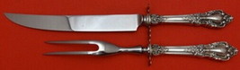 Eloquence by Lunt Sterling Silver Roast Carving Set 13&quot; Vintage Flatware - £302.54 GBP