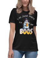 Autumn LeAnn Designs | I&#39;m Just Here For The BOOS, Halloween Ghost Women... - £22.11 GBP+