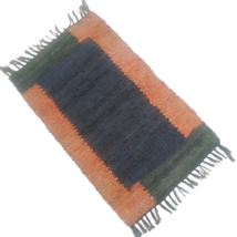Leather Hearth Rug For Fireplace Fireproof Mat Green Rectangle - £127.87 GBP