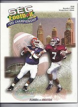 1995 SEC Championship Program Florida Arkansas - £65.59 GBP