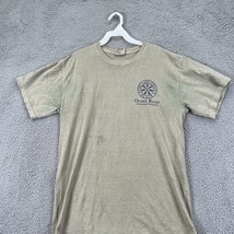 Comfort Colors Mens Ivory Cotton Short Sleeve Crew Neck T Shirt Size Medium - £14.00 GBP