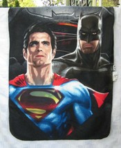 Batman V Superman Polyester Fleece Throw 48&quot;x38&quot; Gotham Heroes Northwest Co 2015 - £12.70 GBP