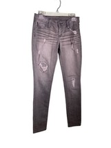 Genetic Denim The Shane Low Rise Skinny Leg Stretch Jeans Sie 25 Gray Ash - £9.66 GBP