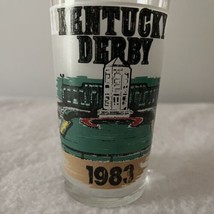 Vintage 1983 Kentucky Derby Official Frosted Mint Julep Glass Churchill Downs - $6.99