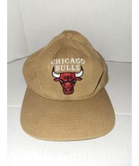 Chicago Bulls Mitchell &amp; Ness NBA Adjustable Hat Beige&quot; - $26.52 CAD