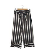 Banana Republic Pants Womens 6 Blue Blake Crop Linen Striped Belted Beach - $29.77 CAD
