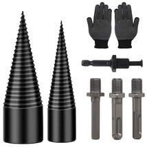 Wood Splitter Drill Bit 42Mm + 32Mm With 4 Drilling Handles, Anti-Slip G... - $608.78 MXN
